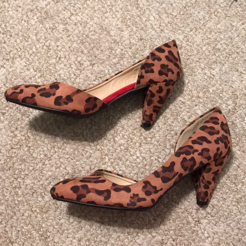 Leopard Heels